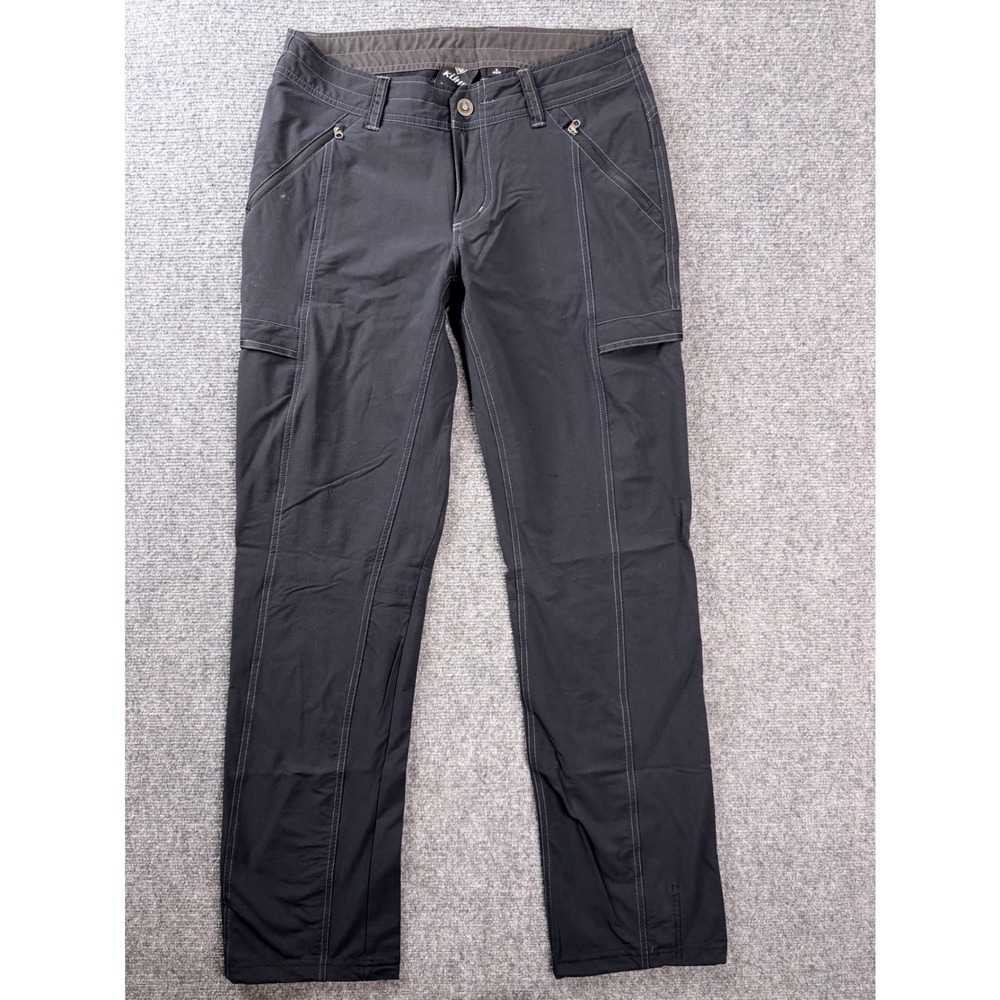 Kuhl Womens Size 6 Reg Black Hiking Pants Tactical Workwear Cargo Outdoor Pant